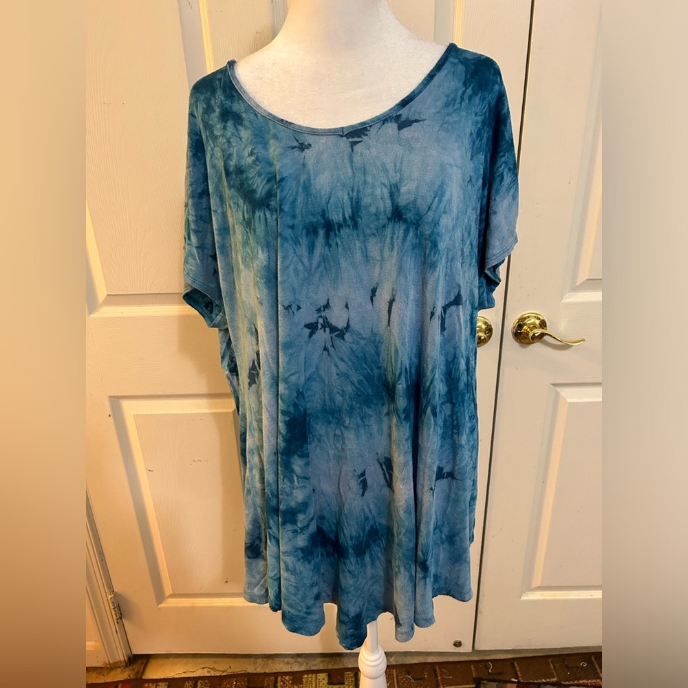 Come Together California blue tunic, XXXL